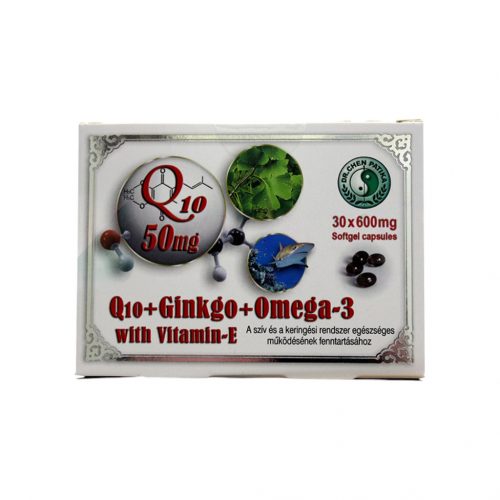 Dr.chen q10+ginkgo+omega3 kapszula 30 db