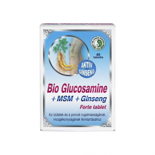 Dr.chen bio glucosamine+msm+ginseng forte tabletta 40 db