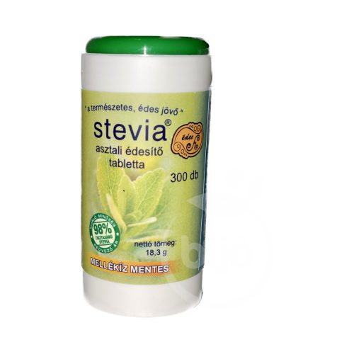 Stevia tabletta mellékíz mentes 300 db