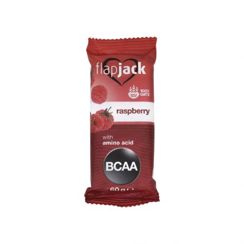 Flap jack zabszelet málnával, bcaa-val, fehér bevonattal 60g