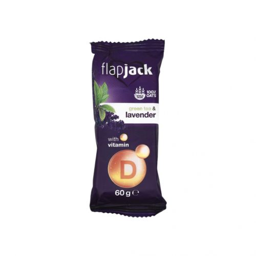 Flap jack zabszelet citrom-levendula, zöld tea kivonattal, d vitaminnal fehér bevonóba mártva 60g