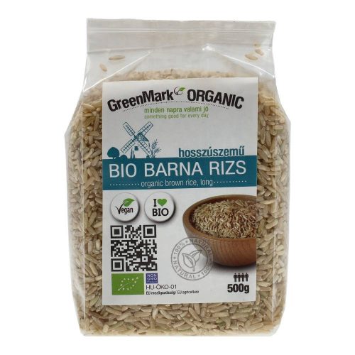 Greenmark bio barna rizs hosszúszemű 500g