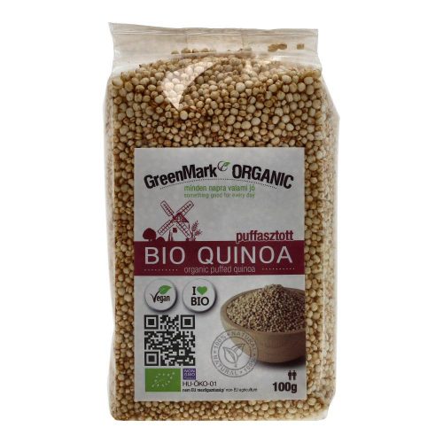 Greenmark bio quinoa puffasztott 100g