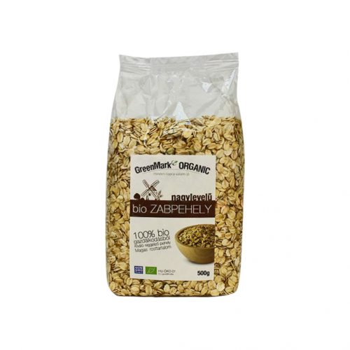 Greenmark bio zabpehely nagylevelű 500g