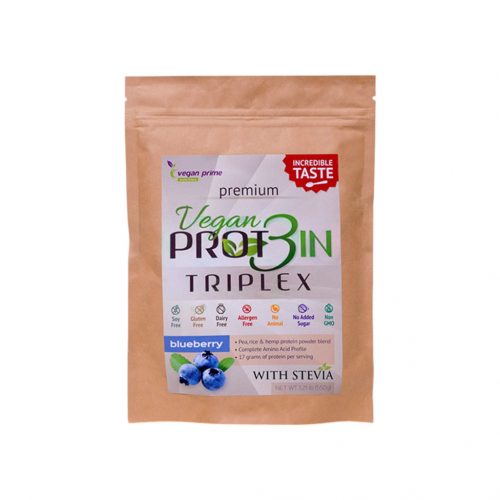 Vegan prot3in fehérje áfonyás 550g