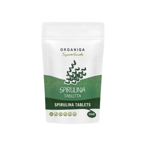 Organiqa bio spirulina tabletta 250 db