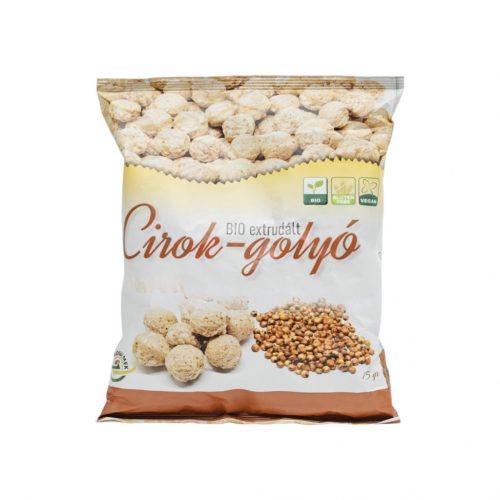 Gluténmentes bio agroszemek cirok-golyó natúr 75g