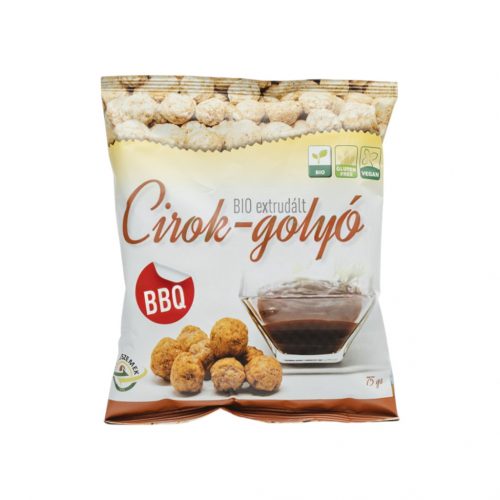 Gluténmentes bio agroszemek cirok-golyó bbq 75g