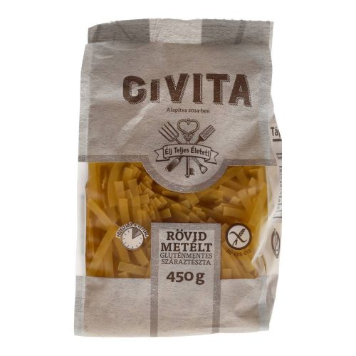 Civita kukorica száraztészta rövidmetélt 450g