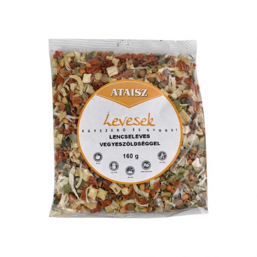 Ataisz lencseleves vegyeszöldséggel 160g