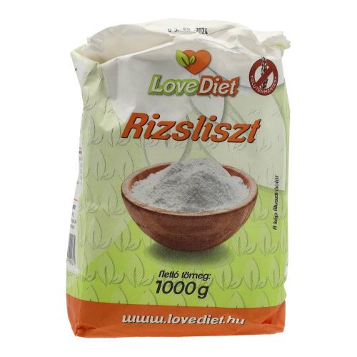 Lovediet gluténmentes rizsliszt 1000g