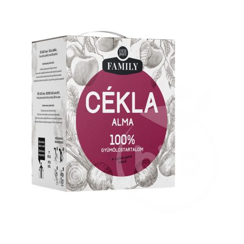 Dér juice family céklás almalé 70-30% 3000 ml