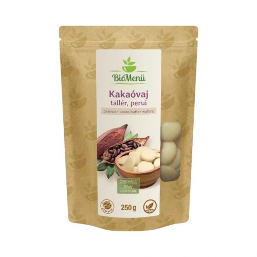 Bio kakaóvaj tallér perui 250g biomenü