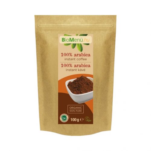 Biomenü bio 100% arabica instant kávé 100g