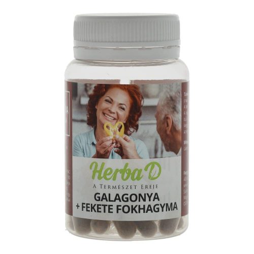 Herba-d galagonya+fekete fokhagyma kapszula 30 db