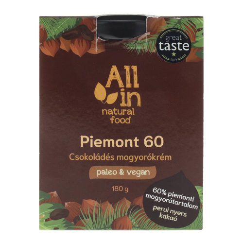 All in mogyorókrém piemont 60 csokoládés 180g