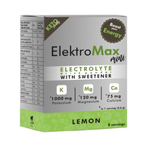 Health market elektromax minipack citrus ízű elektrolit italpor ásványi anyagokkal és édesítőszerrel 45g