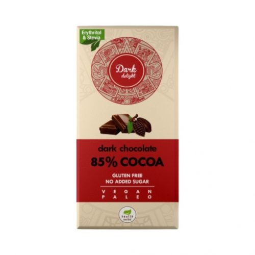 Étcsokoládé édesítőszerekkel  Dark Delight 80 g