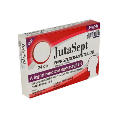 Jutavit jutasept eper-szeder-menthol 24db