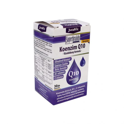 Jutavit koenzim q10 100mg vízoldékony formula 30db