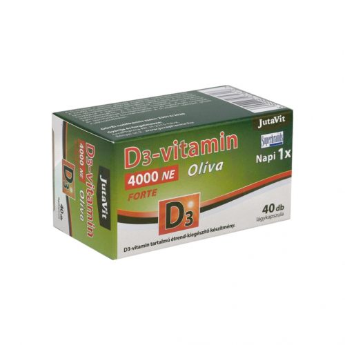 Jutavit d3-vitamin 4000ne (100?G) olíva forte lágykapszula 40db