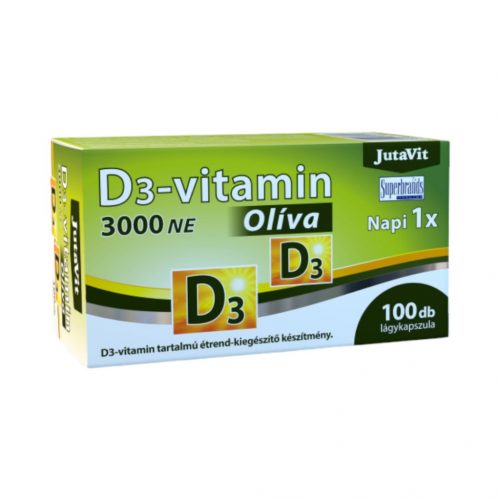 Jutavit d3-vitamin 3000ne (75?G) olíva lágykapszula 100db