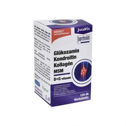 Jutavit glükozamin kondroitin kollagén msm d+c-vitamin 120 db