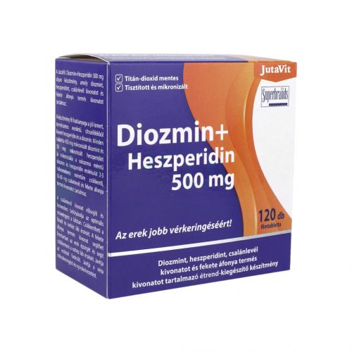 Jutavit diozmin+heszperidin 500mg, filmtabletta 120db – titán-dioxid mentes