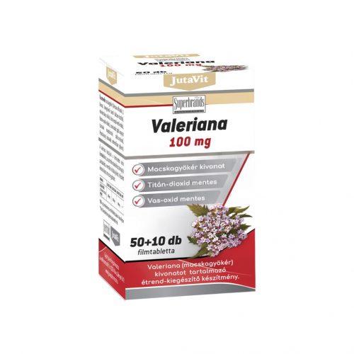 Jutavit valeriana 100mg filmtabletta 50+10db