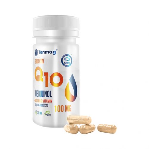 Tenmag bioaktív q10 ubiquinol 30db kapszula c-vitaminnal