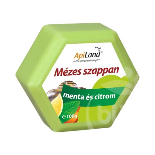 Apiland méz menta és citrom szappan 100g