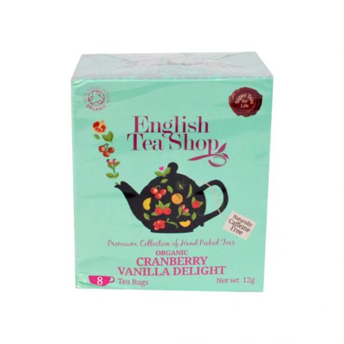 Bio ets áfonyás-vaníliás tea 8db