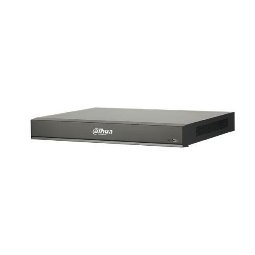 Dahua nvr rögzítő - nvr5216-16p-i/l (16 csatorna, 16port af/at poe; h265+, 320mbps, hdmi+vga, 2xusb, 2x sata, i/o; ai)