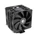 Id-cooling cpu cooler - se-225-xt black v2 (15.2-35.2 db; max 129.39 m3/h; 4pin csatlakozó, 5 db heatpipe, 2x12cm, pwm)