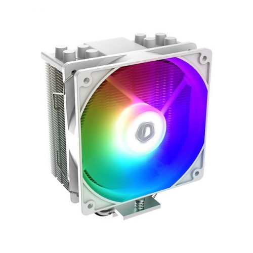 Id-cooling cpu cooler - se-214-xt argb white (13.8-30,5db; max. 115,87 m3/h; 4pin, 4 db heatpipe, 12cm, pwm, a-rgb led)