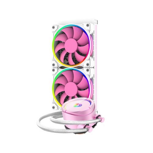 Id-cooling cpu water cooler - pinkflow 240 argb v2 (16,3-33,5db; max. 93,78 m3/h; 2x12cm)