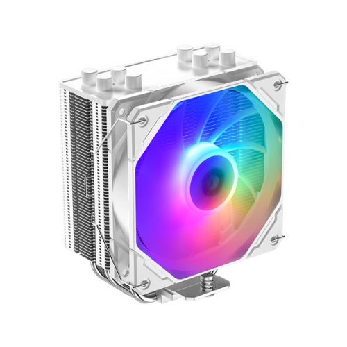 Id-cooling cpu cooler - se-224-xts argb white (28.9db; max. 118,93 m3/h; 4pin csatlakozó, 4 db heatpipe, 12cm, pwm, led)