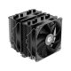 Id-cooling cpu cooler - se-206-xt (15.2-35.2 db; max 129,39 m3/h; 4pin csatlakozó, 6 db heatpipe, 2x12cm, pwm)