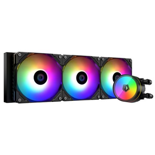 Id-cooling cpu water cooler - zoomflow 360 xt v2 (25db; max. 115,87 m3/h; 3x12cm, a-rgb led)