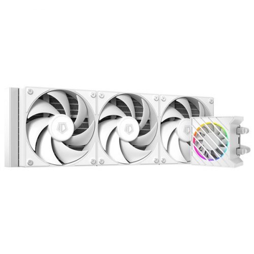 Id-cooling cpu water cooler - dashflow 360 xt lite white (25db; max. 132,94 m3/h; 3x12cm, fehér)