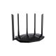 Tenda router wifi ax1500 - tx2 pro (300mbps 2,4ghz + 1201mbps 5ghz; 4port 1gbps, 5x6dbi)