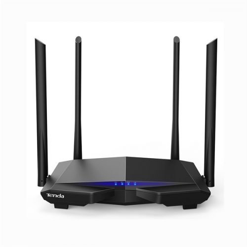 Tenda router wifi ac1200 - ac6 (300mbps 2,4ghz + 867mbps 5ghz; 4port 100mbps, mu-mimo; 4x6dbi)