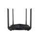 Tenda router wifi ac1200 - ac10 (300mbps 2,4ghz + 867mbps 5ghz; 4port 1gbps, mu-mimo; 4x6dbi)