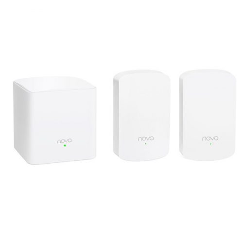 Tenda mesh wifi ac1200 - nova mw5 (3pack; 300mbps 2,4ghz + 867mbps 5ghz; 2port 1gbps; 1port 100mbps secondary)