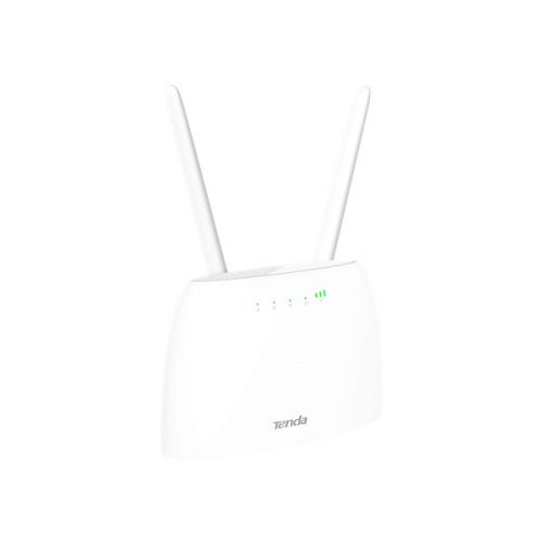 Tenda router wifi n 4g - 4g06 (volte; 300mbps 2,4ghz; 150mbps 4g; 2port 100mbps; 1port tel; 2+2 antenna)