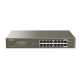 Tenda switch poe - teg1116p-16-150w (16x1gbps; 16 af/at poe+ port; 135w; rack-mount)