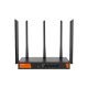 Tenda router wifi ax3000 hotspot - w30e (574mbps 2,4ghz + 2402mbps 5ghz; 4port 1gbps, max 200 user)