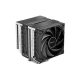 Deepcool cpu cooler - ak620 (28 db; max, 117,21 m3/h; 4pin csatlakozó, 6 db heatpipe, 2x12cm, pwm)