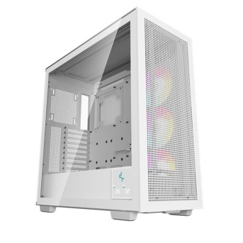 Deepcool számítógépház - morpheus wh (fehér, moduláris, 3x140mm venti,mini-itx /m-atx /atx /e-atx, 4xusb3.0, 1xusb-c)