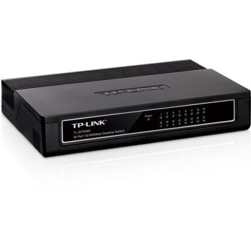 Tp-link switch  - tl-sf1016d (16 port, 100mbps)